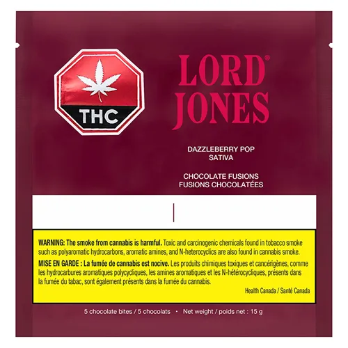Dazzleberry Pop Chocolate Fusions - Lord Jones - Chocolate