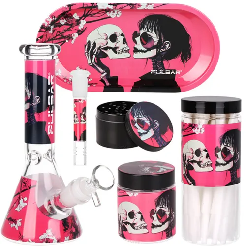 Product image of Pulsar, Design Series Beaker Water Pipe Smokers Kit, 7.75"