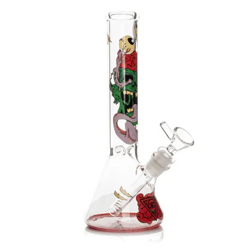 Product image of Red Eye Glass, Tongue Twister Beaker Base Water Pipe