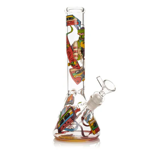 Product image of Red Eye Glass, 90's Nostalgia Beaker Base Water Pipe