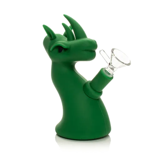 Product image of LIT Silicone, 6.5" Dragon Water Pipe