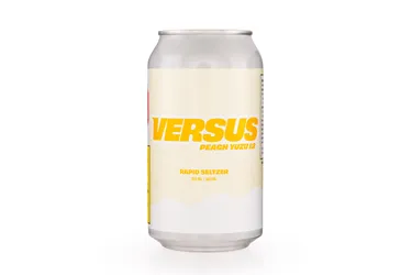 Product image of Peach Yuzu 1:2 THC/CBC Rapid Seltzer - Versus - Minor Cannabinoid Drinks