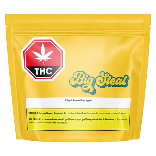 BC Organic Sun Grown Mango Sapphire Hybrid - Thrifty - Dried Flower