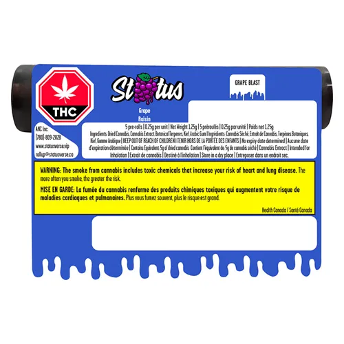 Grape Blast Liquid Diamond Infused Kief Coated - Status - Infused Joints