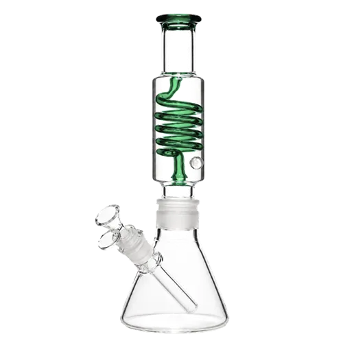 Product image of Arsenal, 14" 5mm Freezable Spiral Coil Beaker Bong