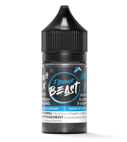 Product image of Boss Blueberry Iced Salt Nic - Flavour Beast Salts - E-Liquid