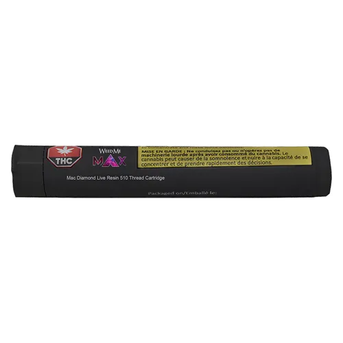 Mac Diamond Live Resin - Weed Me Max - 510 Cartridges