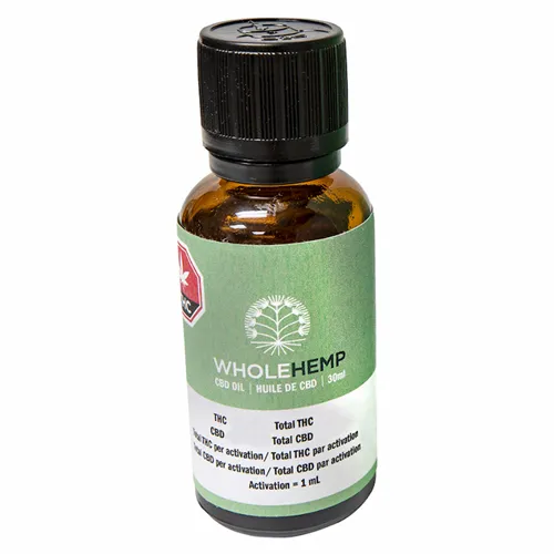 Full Spectrum CBD Oil - WholeHemp - Ingestible Oil