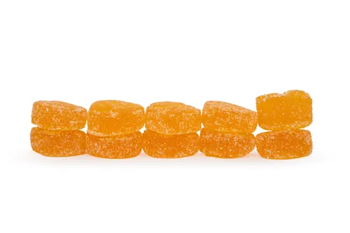 Fzy Peach THC:CBG Live Rosin - 1964 - Gummies