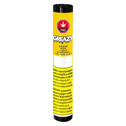 Grape God Liquid Diamond - GREAZY - 510 Cartridges