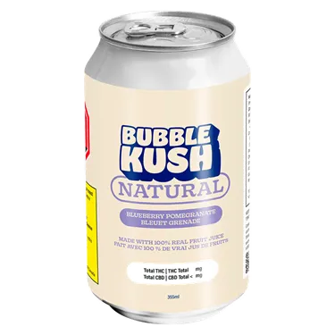 Product image of Natural Blueberry Pomegranate - Bubble Kush - THC Drinks