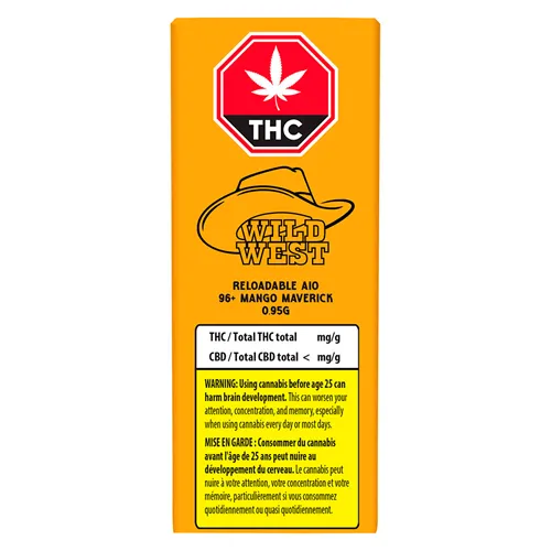 Reloadable AIO - 96+ Mango Maverick - Wild West - Disposables