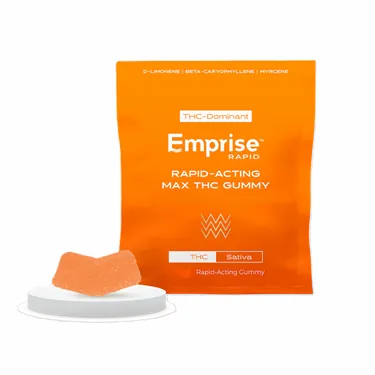 Orange 10 mg THC Sativa - Emprise Rapid - Gummies