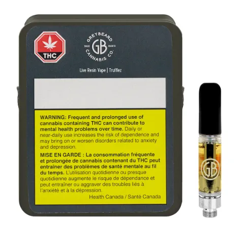 Product image of Trufflez Live Resin - Greybeard - 510 Cartridge