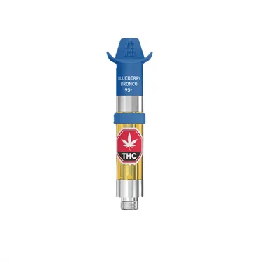 Product image of Blueberry Bronco Liquid Diamonds 95+ - Wild West - 510 Cartridges