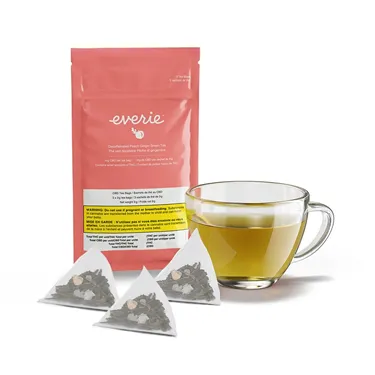 Product image of Peach Ginger Green CBD Tea - Everie - Tea