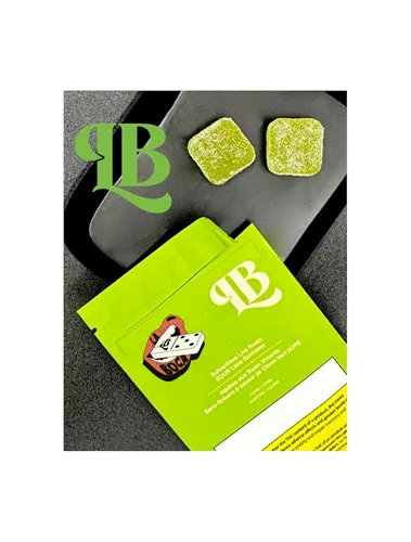 Product image of Solventless Live Rosin SOUR Lime Gummies - La Boca - Gummies