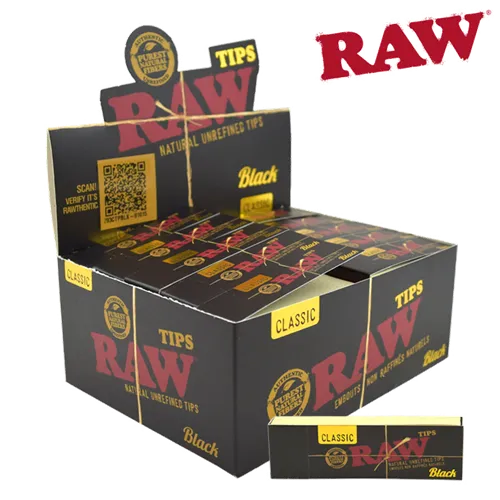 Product image of RAW, Black Filter Tips