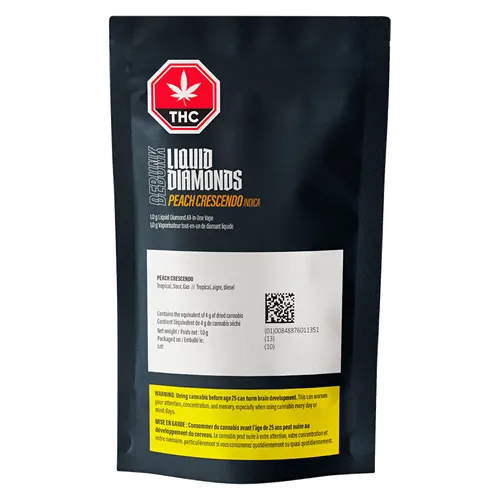 Peach Crescendo Liquid Diamonds AIO - Debunk - Disposables