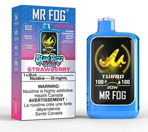 Product image of Blue Razz Steezy Strawberry - MR FOG x NOVA - Disposable