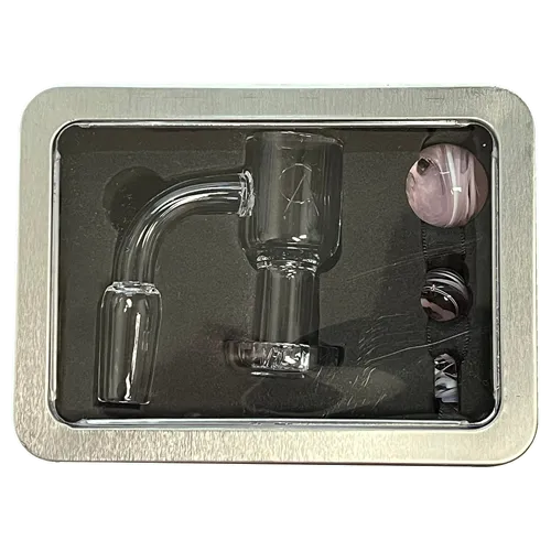 Product image of CannAccessories, Terp Slurp Banger 14mm, 90 Degree Kit, Cat Eye