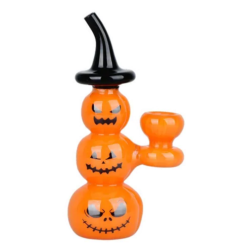 Product image of 6" 14mm Halloween Glass Water Pipe