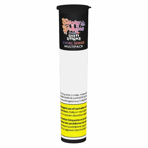 Disti Sticks Swirl Series Variety Pack - Sticky Greens - Infused Joints