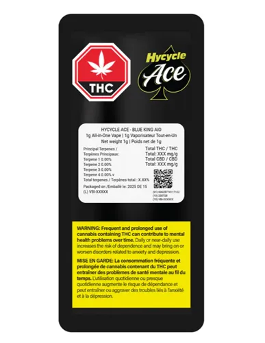 Blue King Live Resin AIO - Hycycle ACE - Disposables