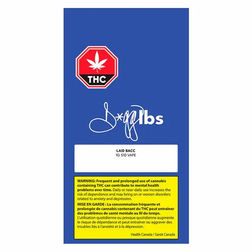 Laid Bacc - D*gg lbs - 510 Cartridge