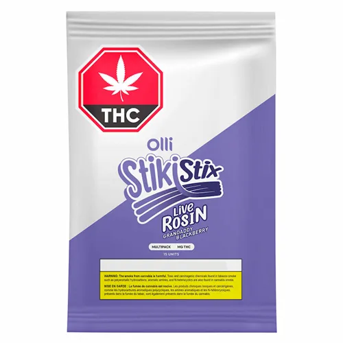 Live Rosin Grandaddy Blackberry Multipack - StikiStix - Gummies