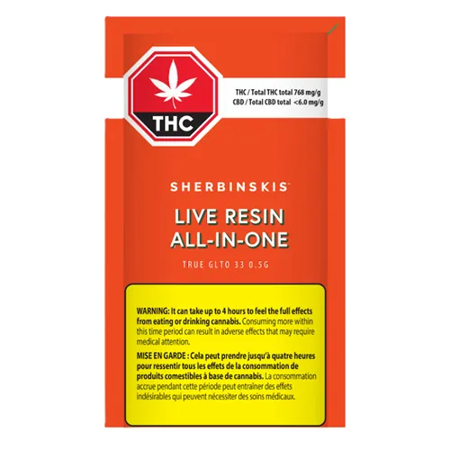 True GLTO 33 Pure Live Resin AIO - Sherbinskis - Disposables