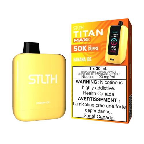 Product image of Banana Ice - STLTH Titan Max - Disposable