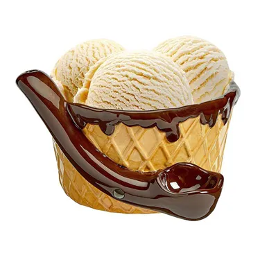Product image of Ice Cream Bowl Ceramic Pipe