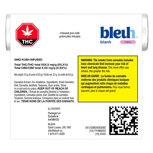 GMO Kush - Blanh - Infused Joints
