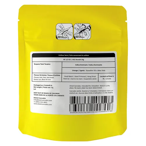 OG1 Kenobi - BC 1/2 OZ - Dried Flower