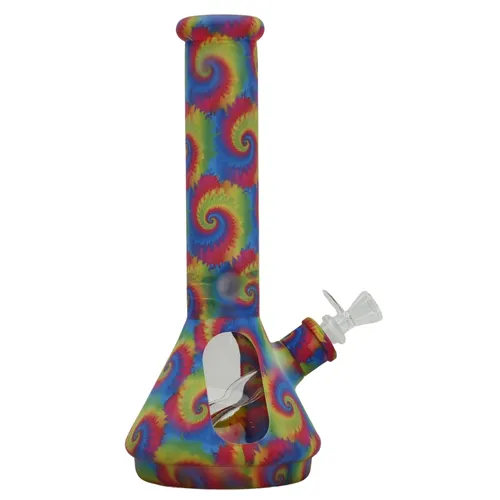 Product image of Karma, 12.5" 7mm Tie-Dye Glass Bong