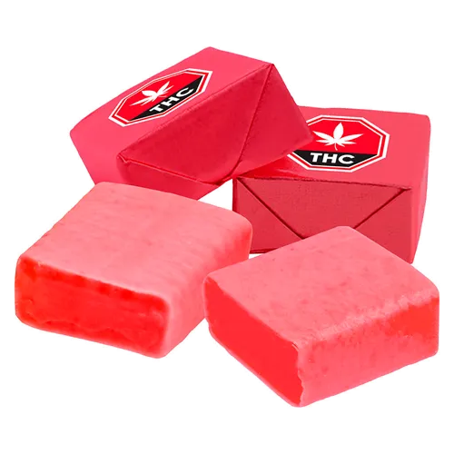 1:1:1:1 Original Cherry Taffy THC/CBN/CBG/CBD - Twiddles - Gummies