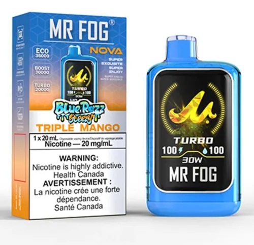 Product image of Blue Razz Steezy Triple Mango - MR FOG x NOVA - Disposable