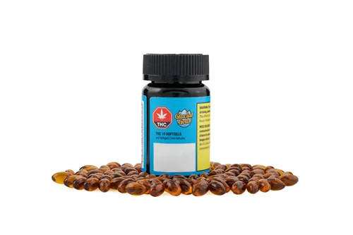 THC 10mg Softgels - Glacial Gold - Capsules