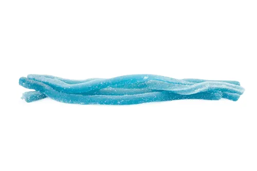 Product image of Sour Blue Berries Live Rosin 1:1 CBN/THC - STRINGS - Gummies