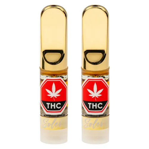 THC Mixed Pack: Wild Strawberry & Lavender Fog - Solei - 510 Cartridge