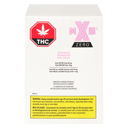 Cream Soda Zero - XMG Zero - THC Drinks