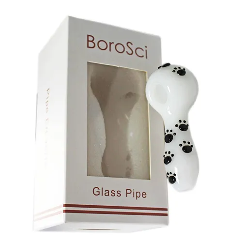Product image of Borosci, 4" Dog Paw Glass Pipe