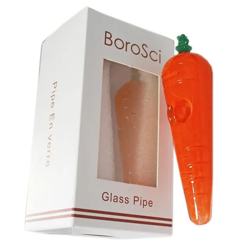 Product image of Borosci, 5.5" Carrot Glass Pipe