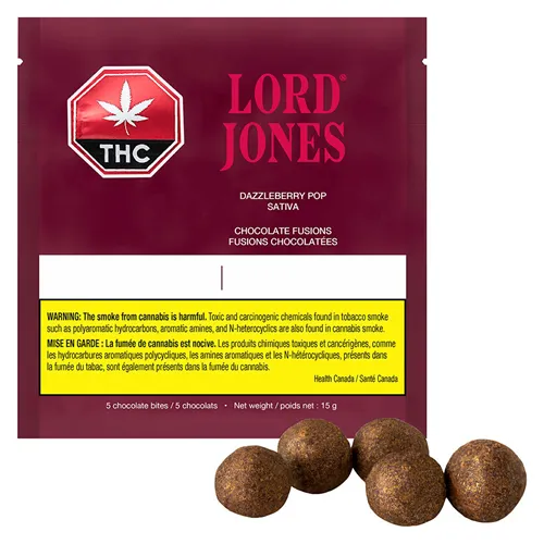 Dazzleberry Pop Chocolate Fusions - Lord Jones - Chocolate