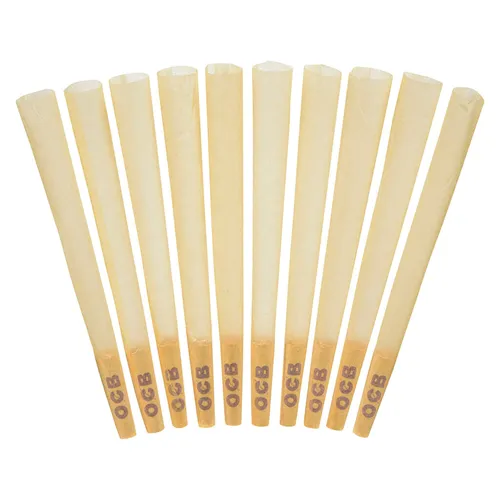 OCB, Virgin Unbleached Pre-Rolled Cones