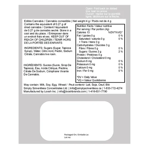 Dab Pop Live Rosin Gummy - Astrolab - Live Resin Gummies