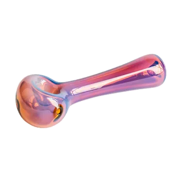 Product image of Red Eye Glass, 4.5" Solid Colour Spoon Hand Pipe