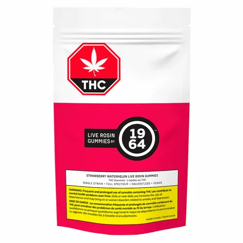 Strawberry Watermelon Live Rosin Gummies - 1964 - Gummies