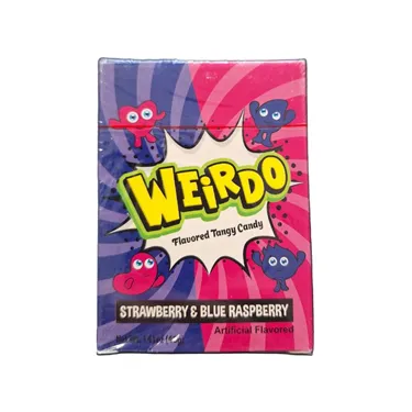 Product image of Weirdo, Flavoured Tangy Candy, Strawberry & Blue Raspberry